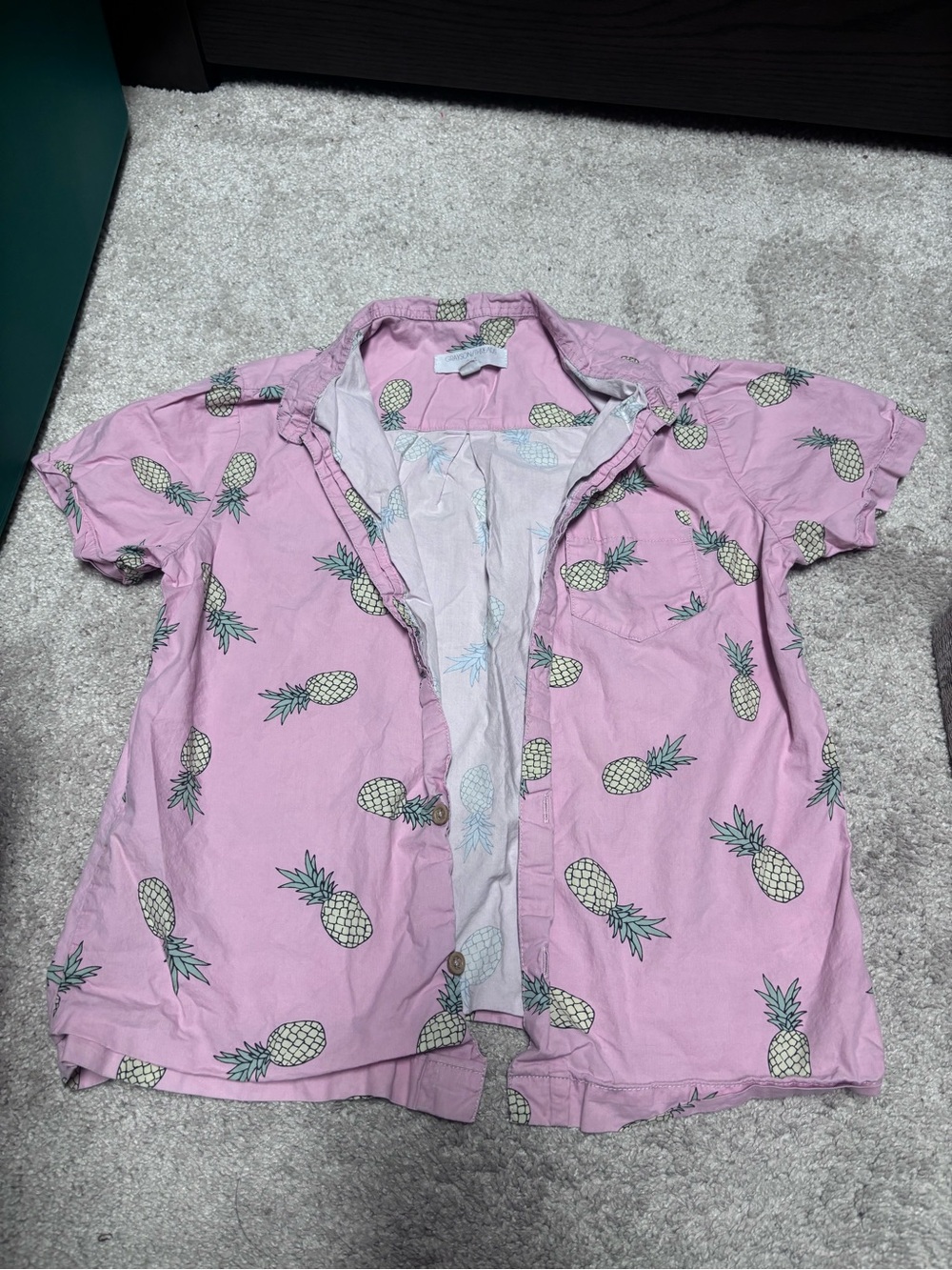 Grayson Threads Pink Pineapple Button-Down Shirt